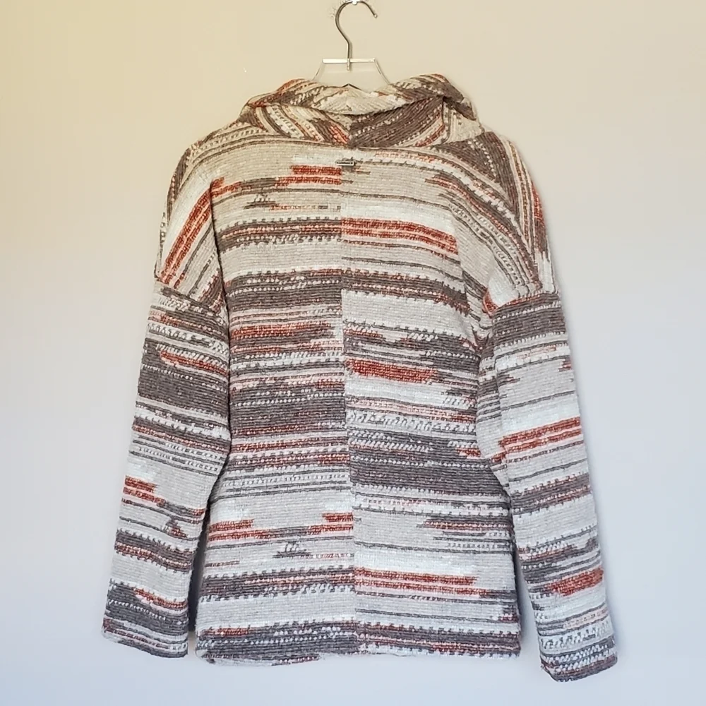 Prana Recycled Wool Blend Relaxed Fit Arria Jacket Western Double Breasted Small - Picture 7 of 8